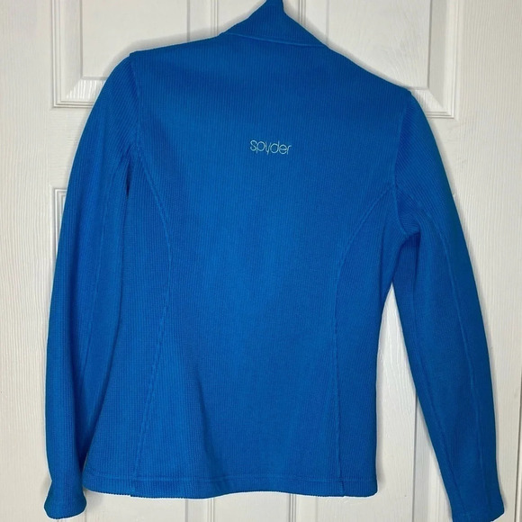 SPYDER Womens Core Fleece Sweater Knit Jacket Full Zip Size S - Picture 2 of 11